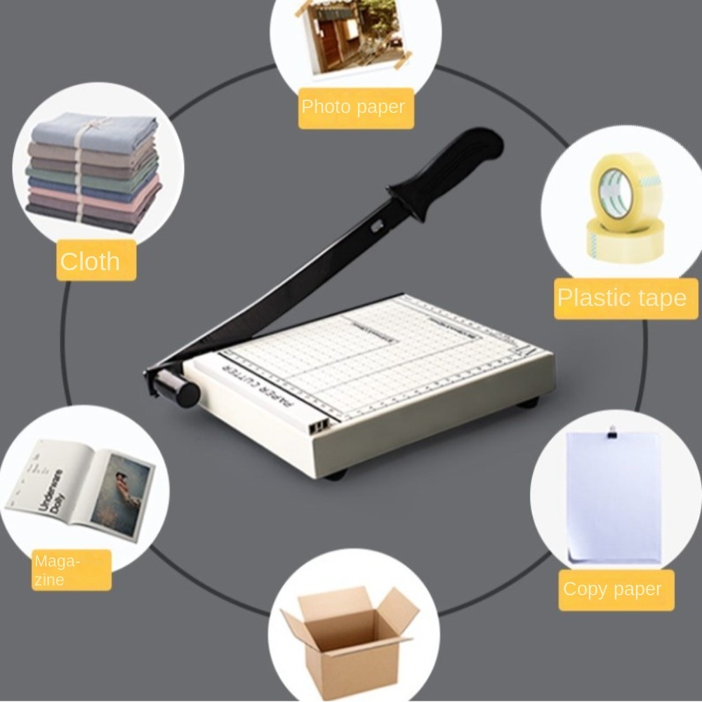 Paper Cutting Guillotine - Heavy Duty A4 Paper Cutter Metal