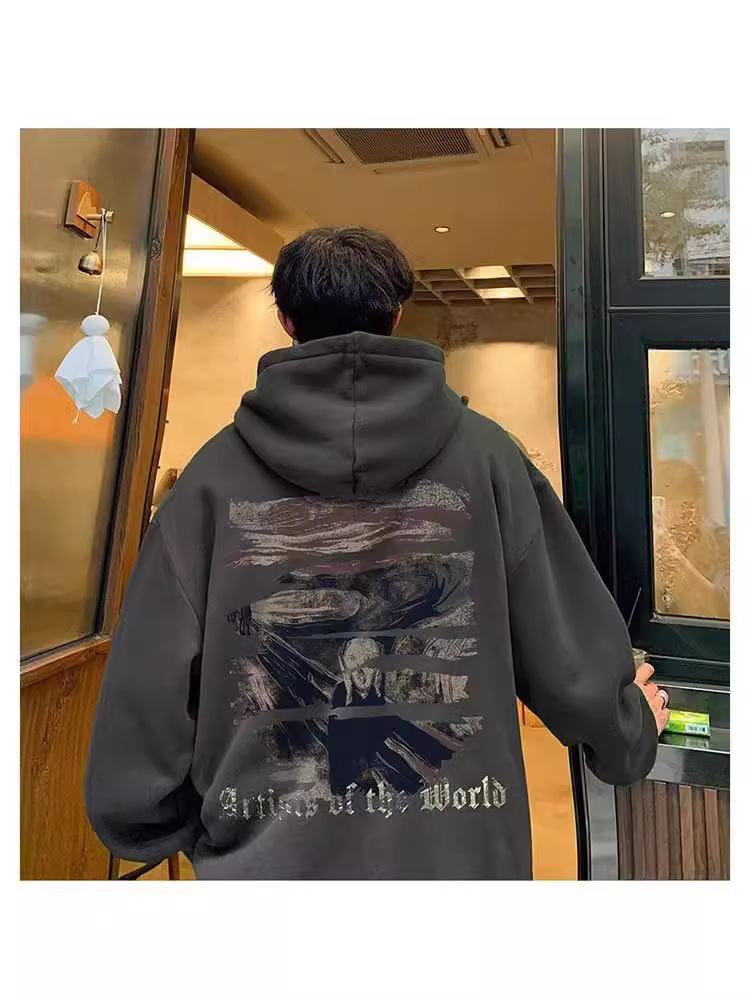 Mens With Hat Hoodies Harajuku - Office Tech Wear 评论和价格