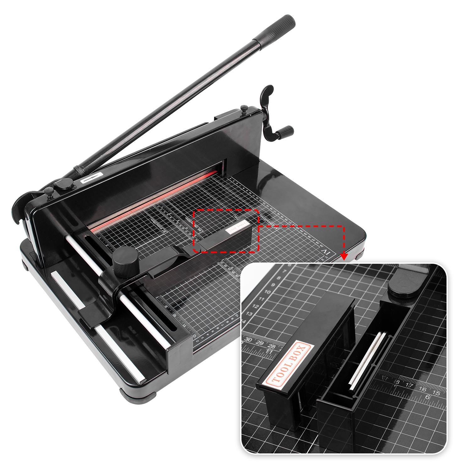 Manual Heavy Duty Paper Cutter - Paper Cutting Guillotine 评论和价格